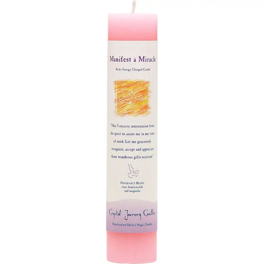 Manifest A Miracle Candle intention candle wholesale listing