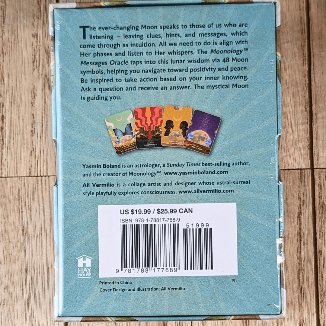 Moonology Messages Oracle by Yasmin Boland oracle card deck