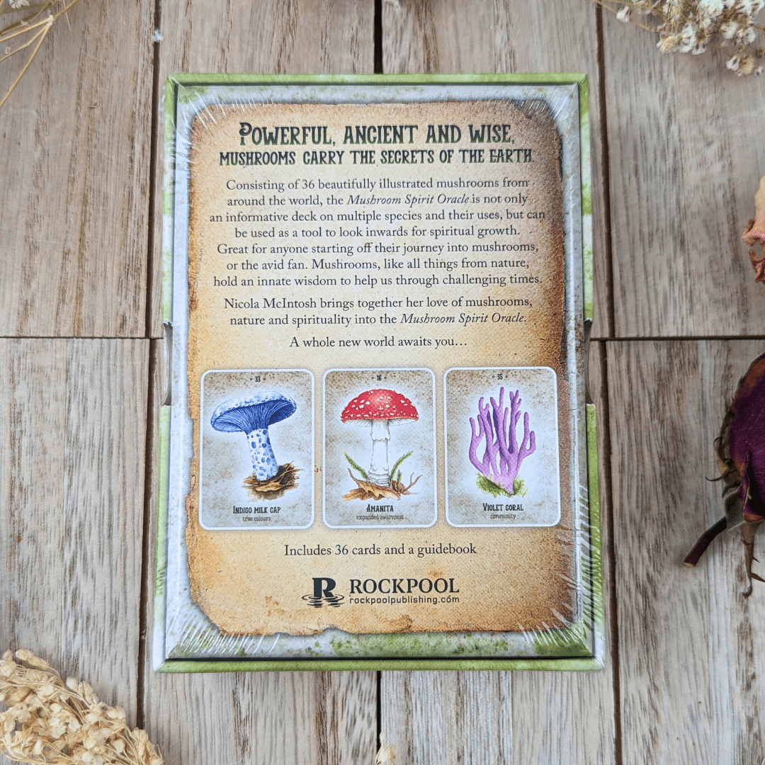 Mushroom Spirit Oracle by Nicola McIntosh oracle card deck
