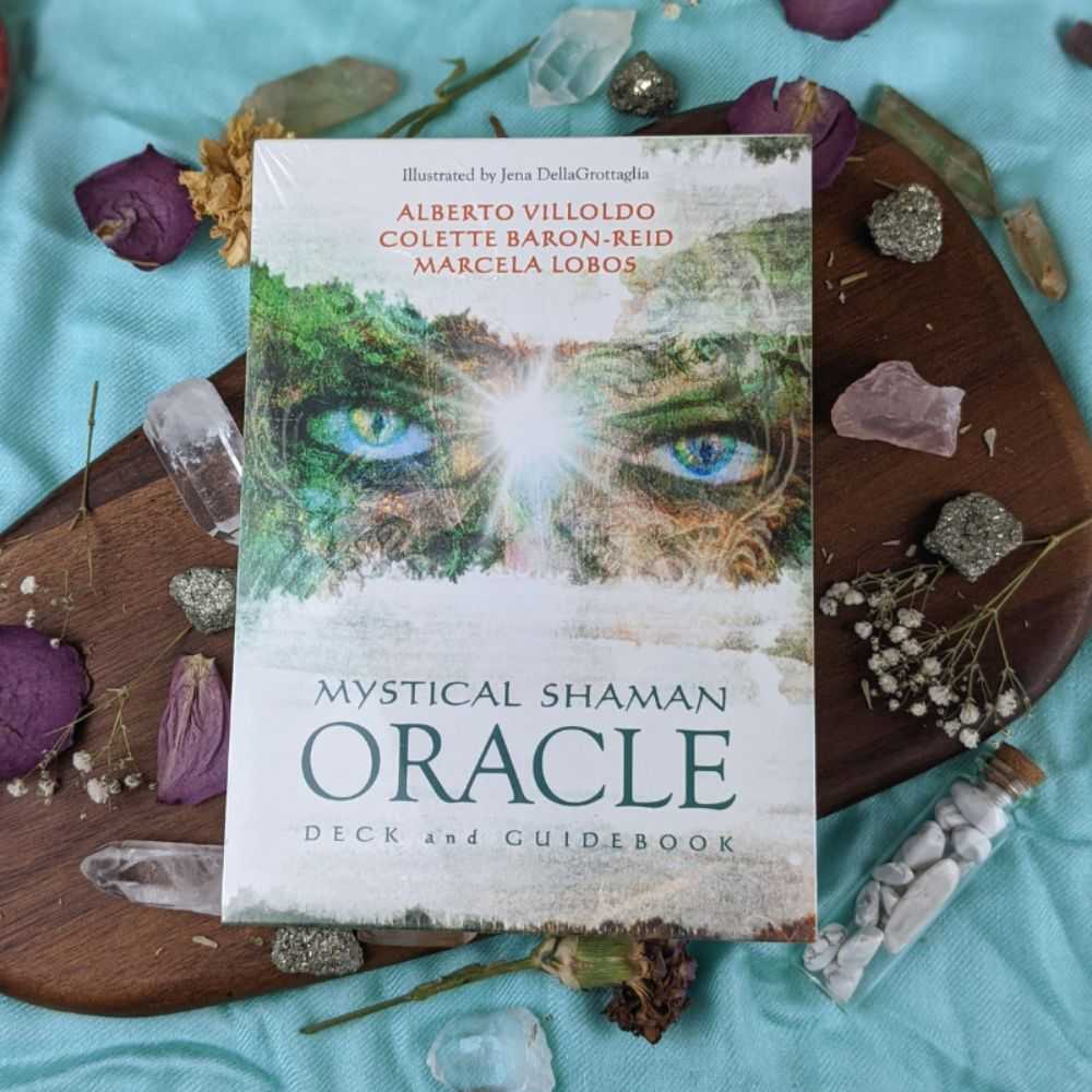 Mystical Shaman Oracle Set by Alberto Villoldo, Colette Baron-Reid, Marcela Lobos oracle card deck
