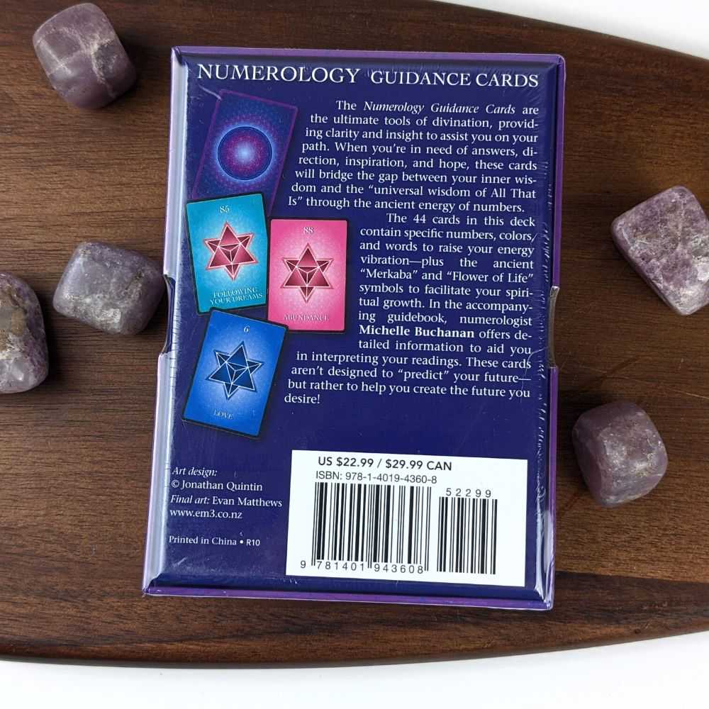 Numerology Guidance Cards by Michelle Buchanan oracle card deck