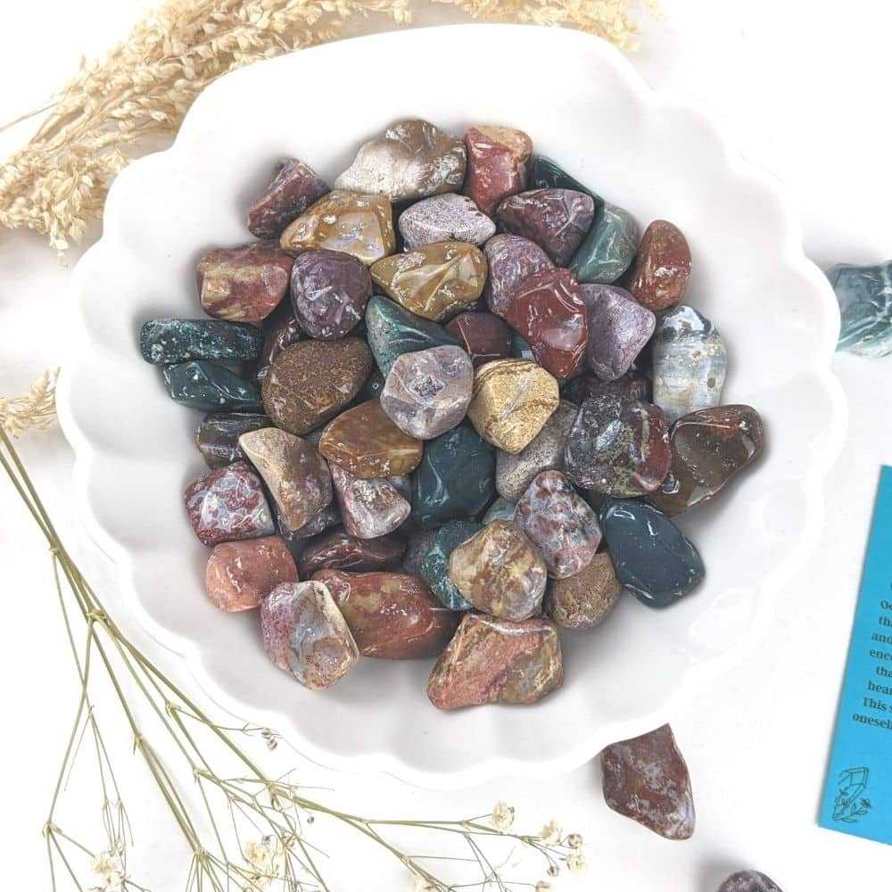 Ocean Jasper Tumbles - Zen Collection