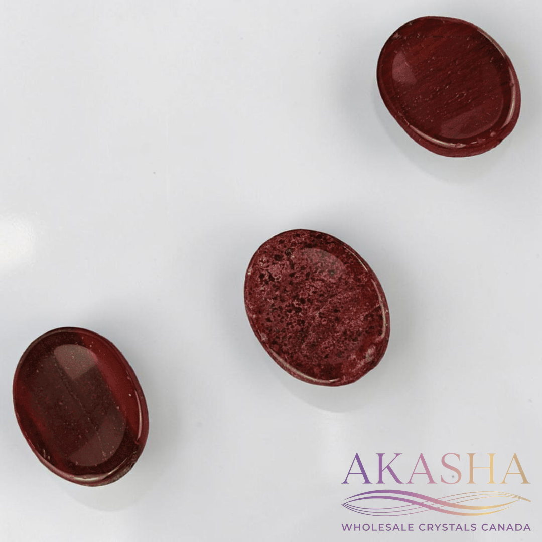 Red Jasper Worry Stones - Zen Collection