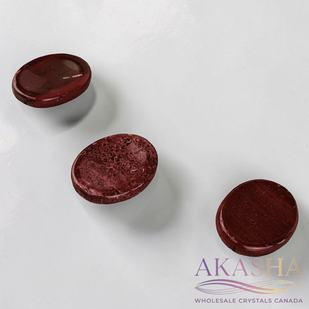 Red Jasper Worry Stones - Zen Collection
