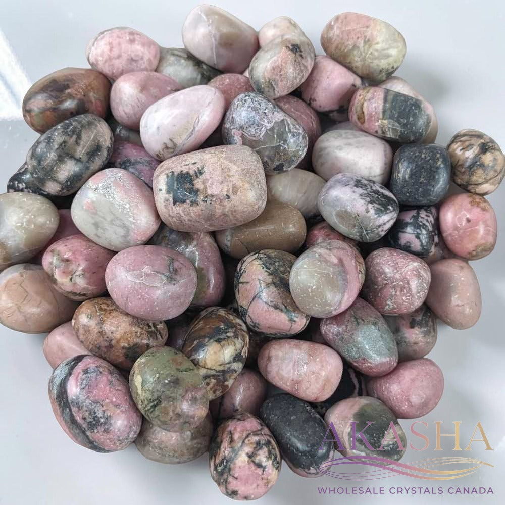 Rhodonite Tumbles - Zen Collection