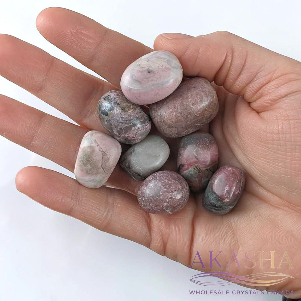 Rhodonite Tumbles - Zen Collection