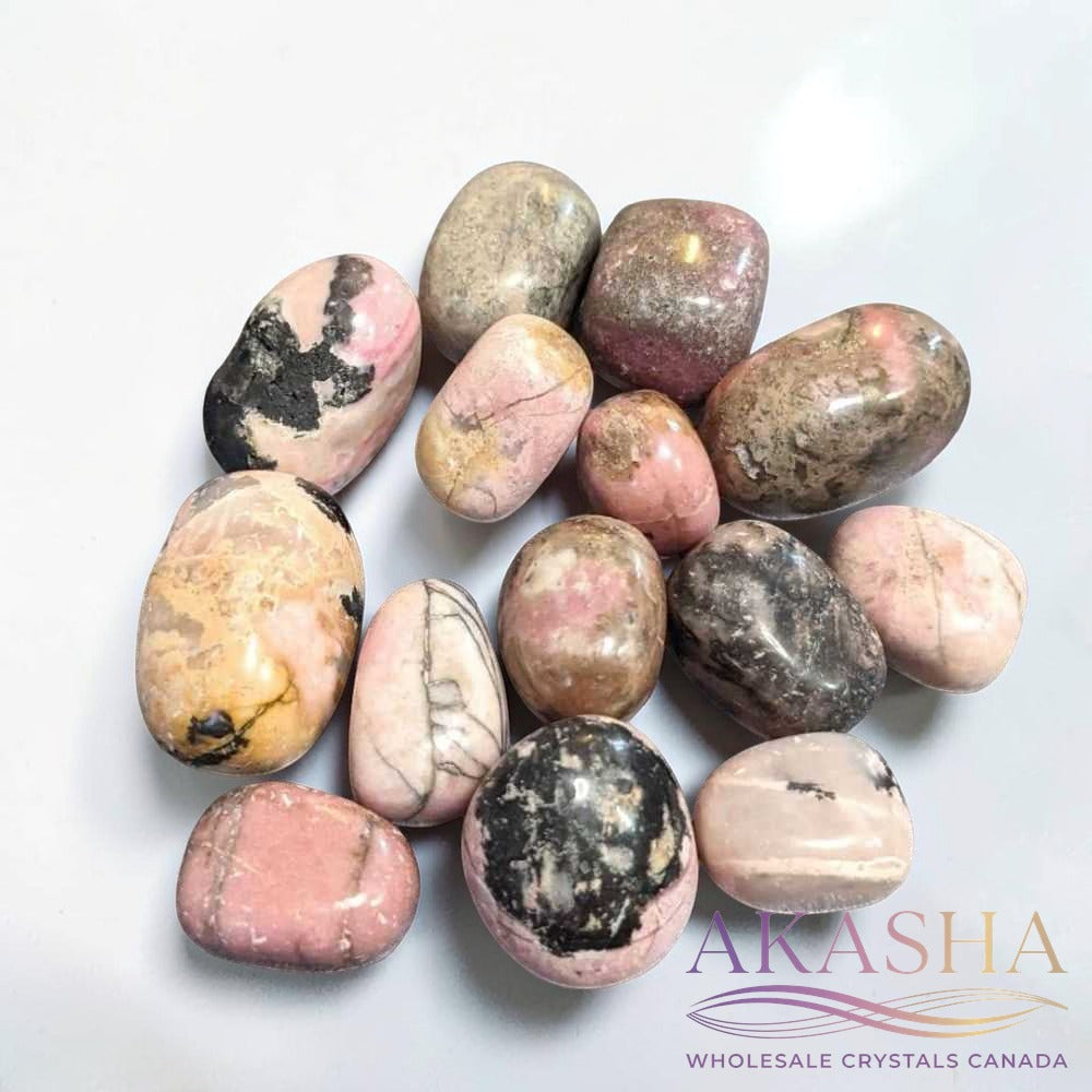 Rhodonite Tumbles - Zen Collection