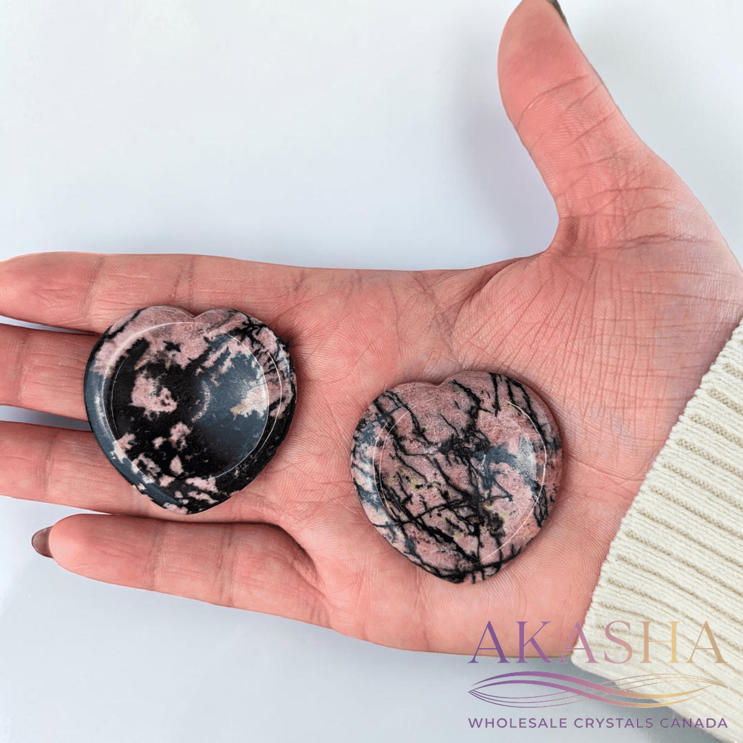 Rhodonite Worry Stones - Zen Collection
