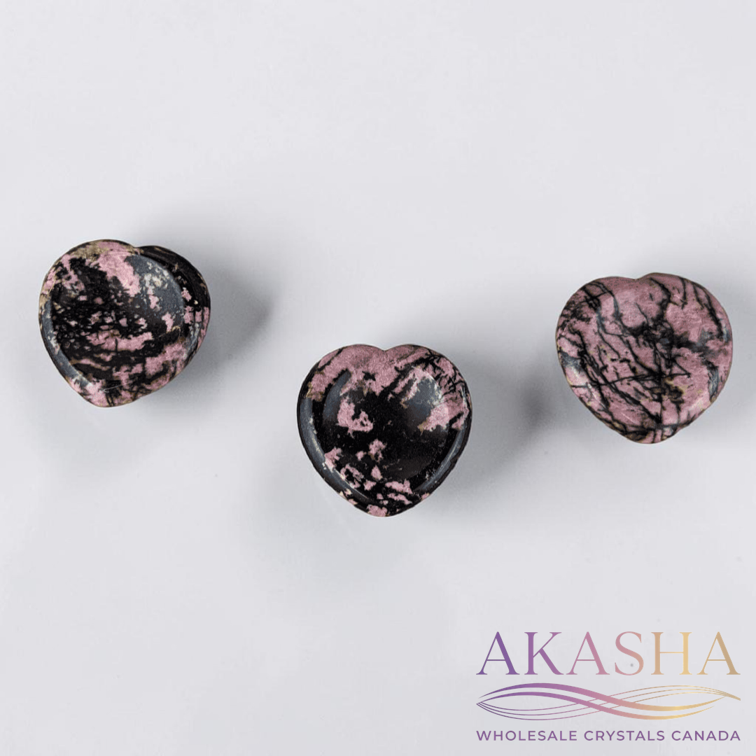 Rhodonite Worry Stones - Zen Collection