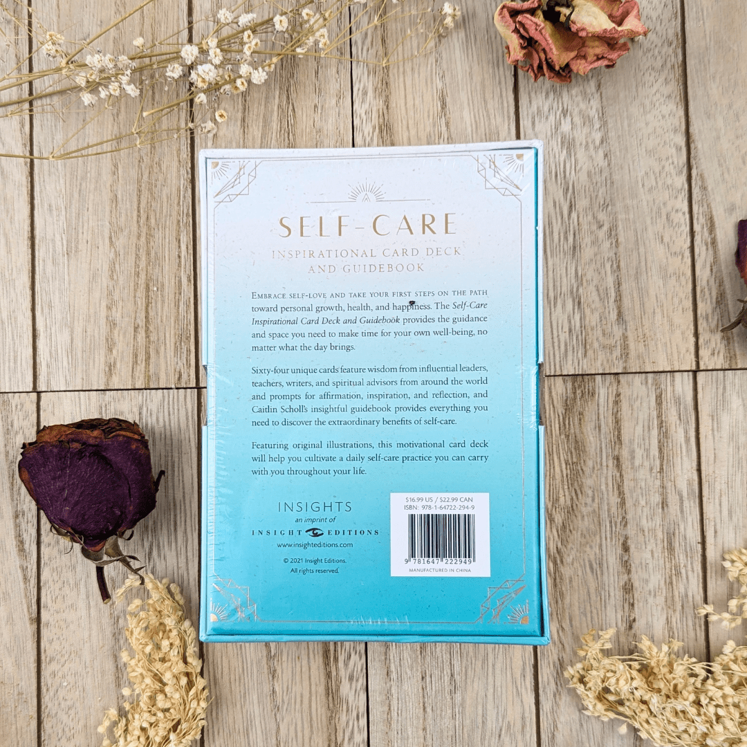 Self Care Card Deck by Caitlin Scholl, MANDALA PUBLISHING. oracle card deck