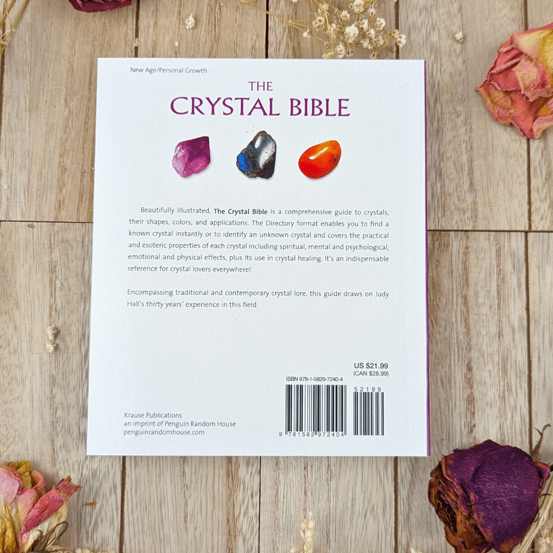 The Crystal Bible by Judy Hall spiritual book