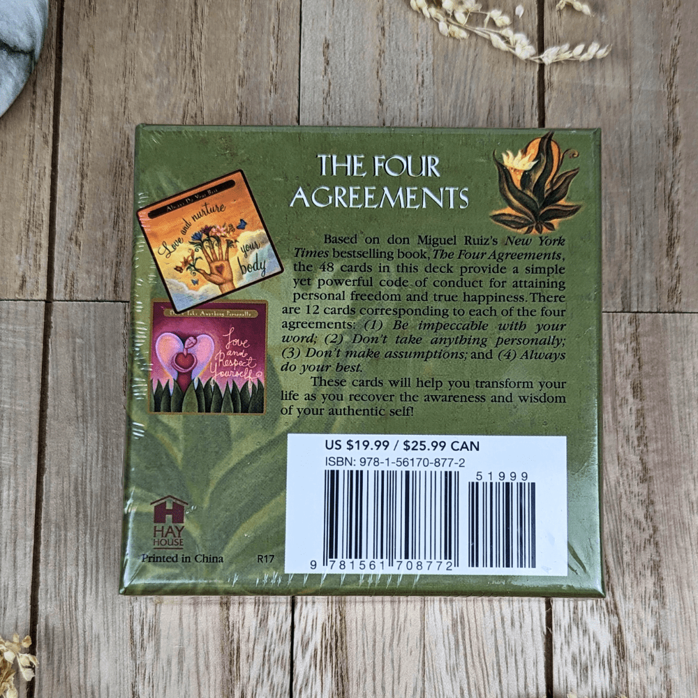 The Four Agreements Deck by Don Miguel Ruiz oracle card deck
