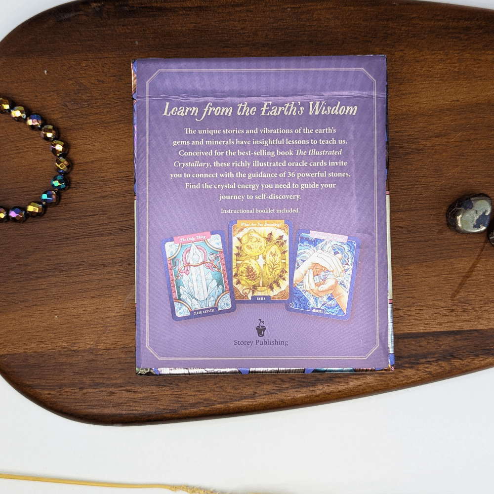 The Illustrated Crystallary Oracle Deck by Maia Toll oracle card deck