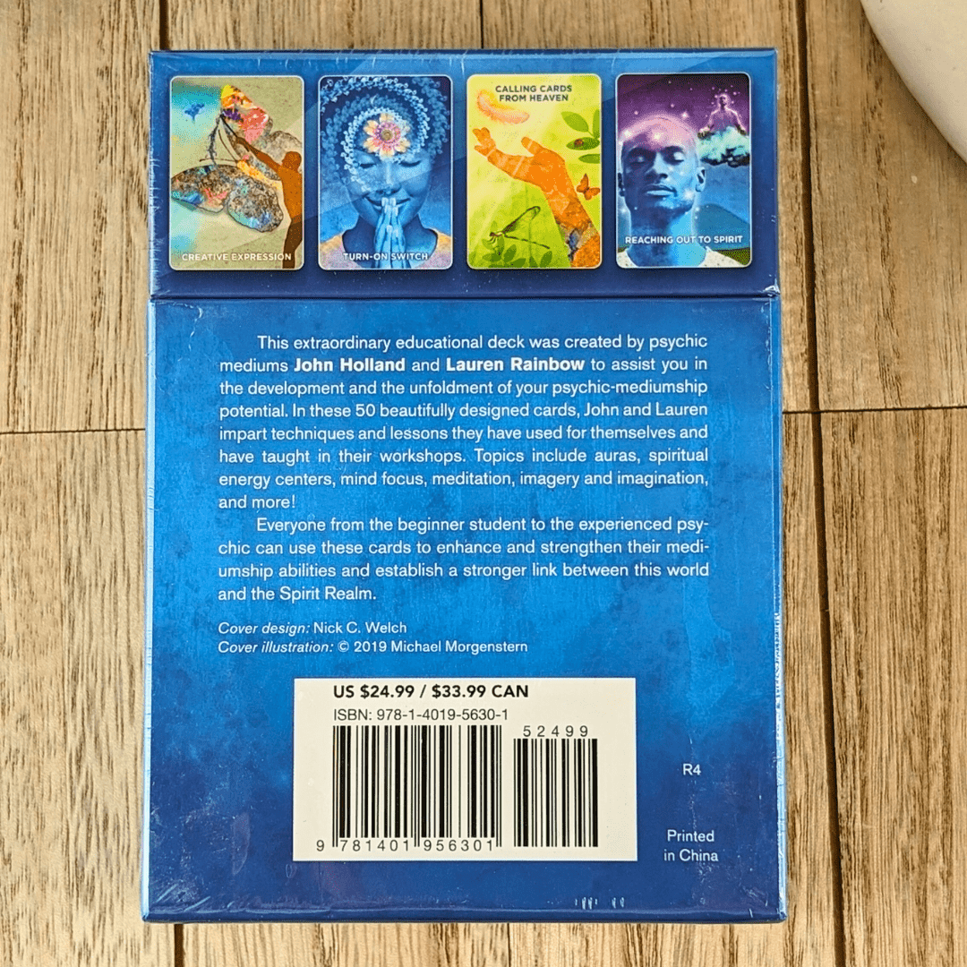 The Mediumship Training Deck by psychic mediums John Holland oracle card deck