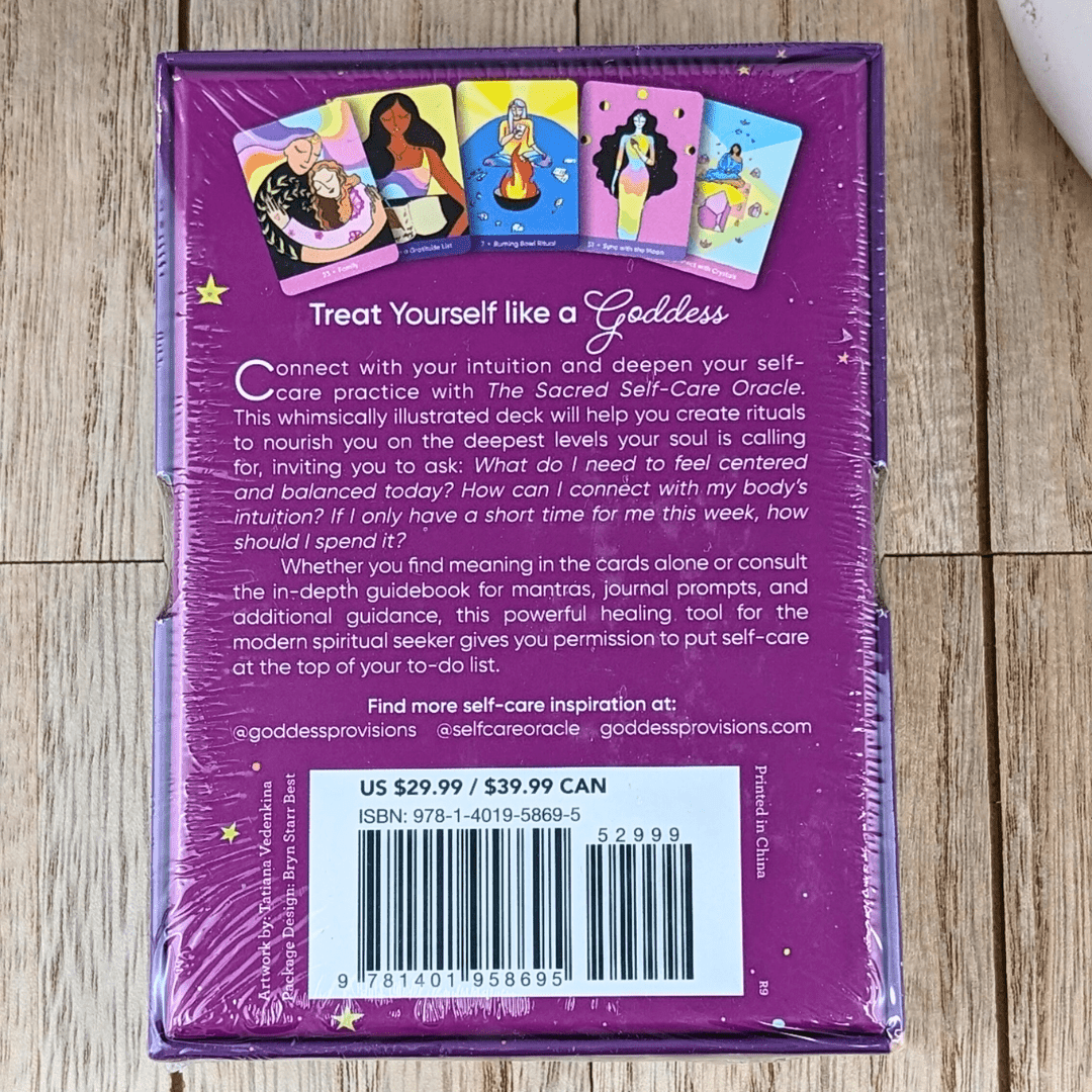 The Sacred Self Care Oracle oracle card deck