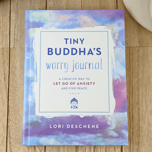 Tiny Buddha’s Worry Journal by daily life. LORI DESCHENE guided journal