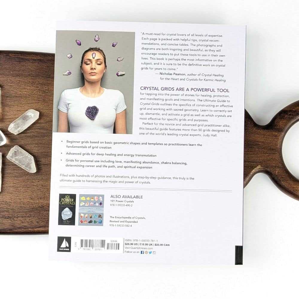 Ultimate Guide to Crystal Grids by Judy Hall oracle card deck