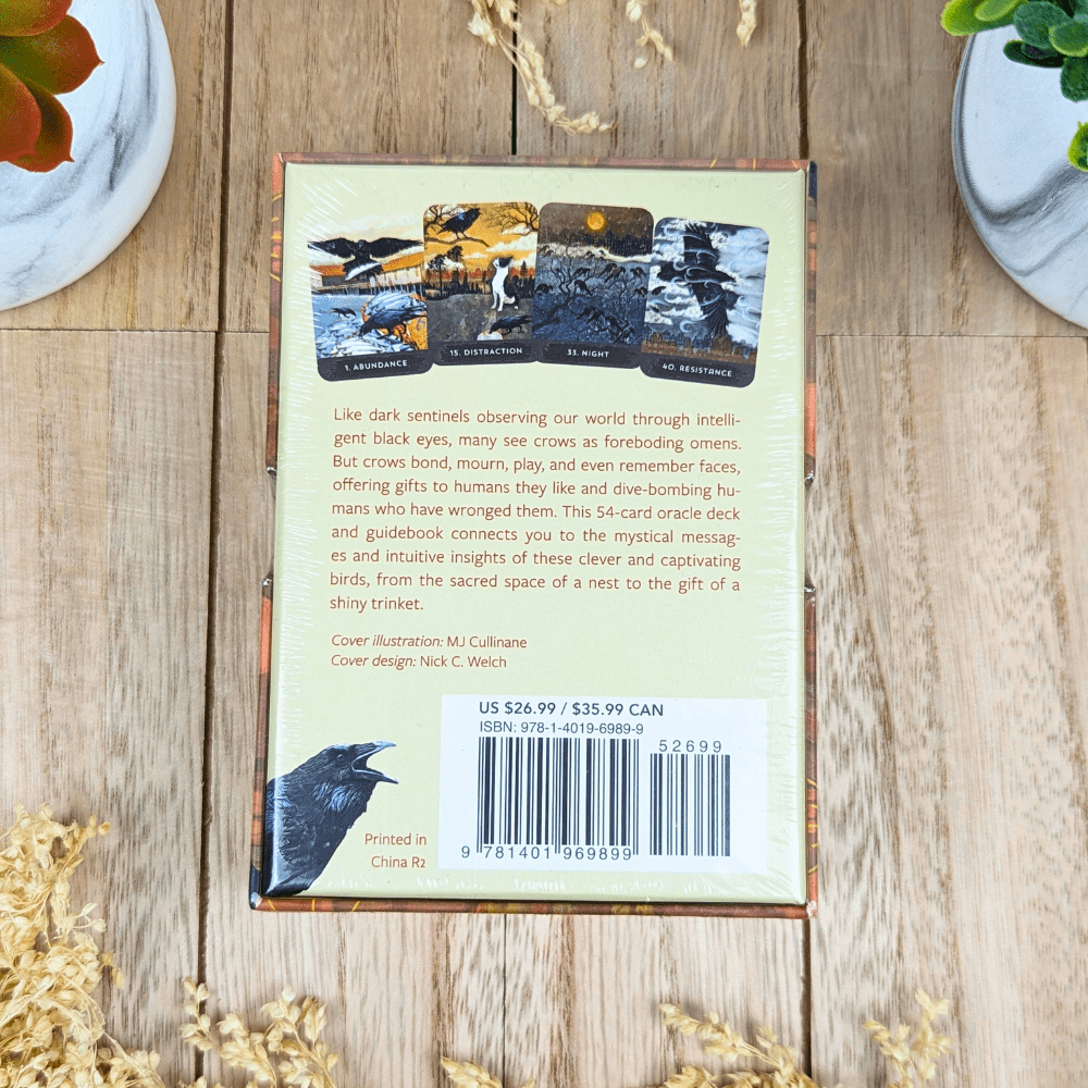 Urban Crow Oracle by dive-bombing humans who have oracle card deck