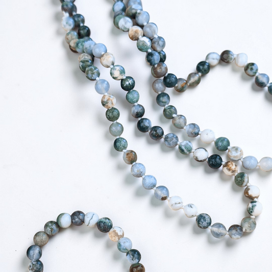 Tree Agate Mala and Bracelet Set image 1 wholesale product photo by Akasha Wholesale
