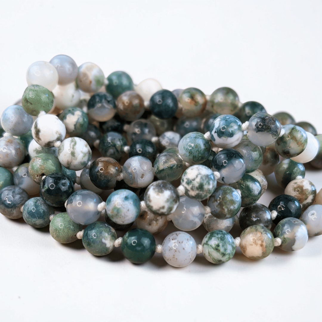 Tree Agate Mala and Bracelet Set image 5 wholesale product photo by Akasha Wholesale