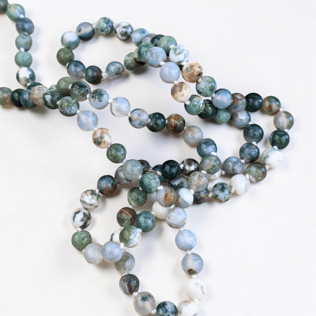 Tree Agate Mala and Bracelet Set image 8 wholesale product photo by Akasha Wholesale