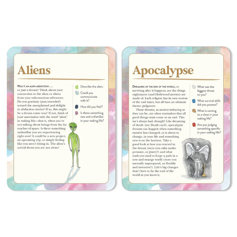 The Dream Symbols Card Deck by Nicole Chilton oracle card deck